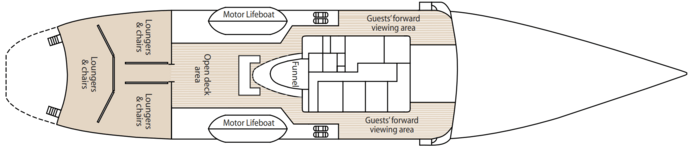Ship Interior & Deck Plans on Hebridean Princess
